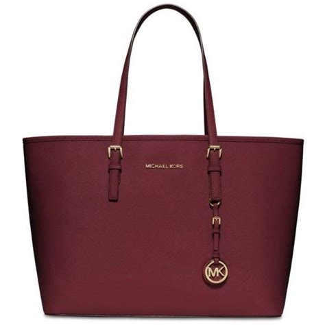 michael kors cherry blossom bag|Michael Kors leather tote.